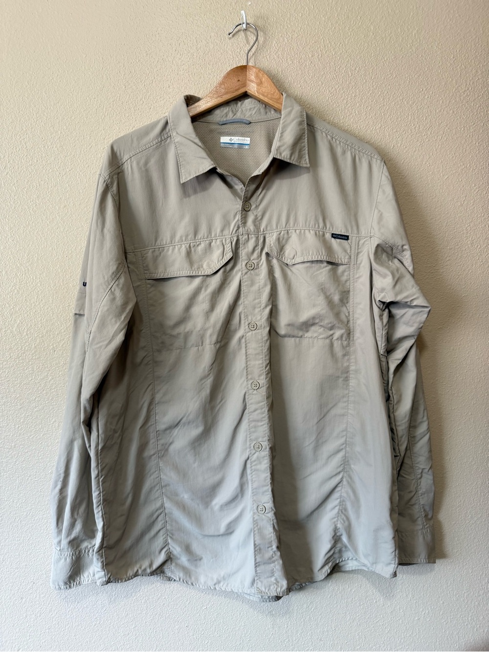Columbia Lightweight Shirt Jacket - Stone Gray